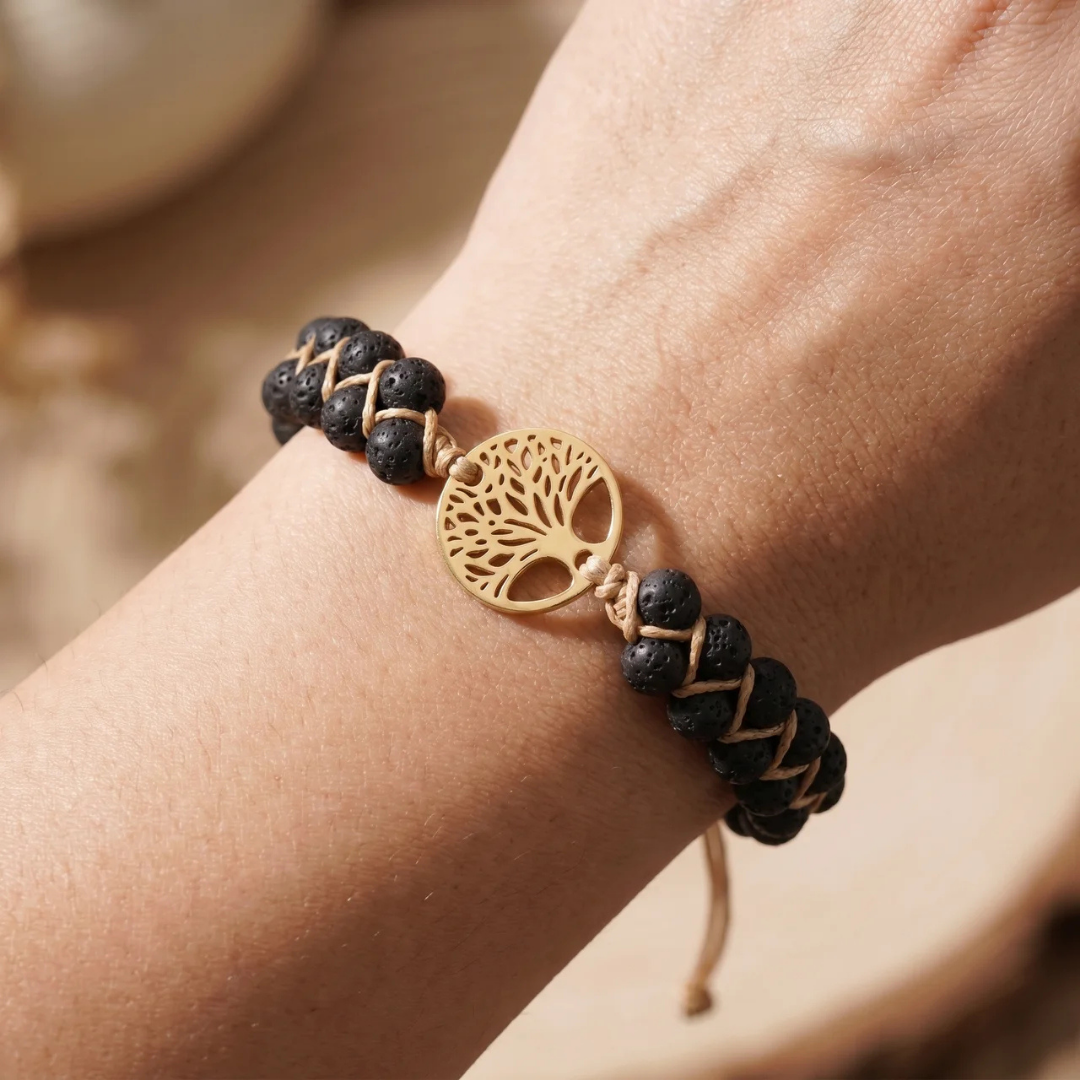 Bracciale in Ebano Albero della Vita
