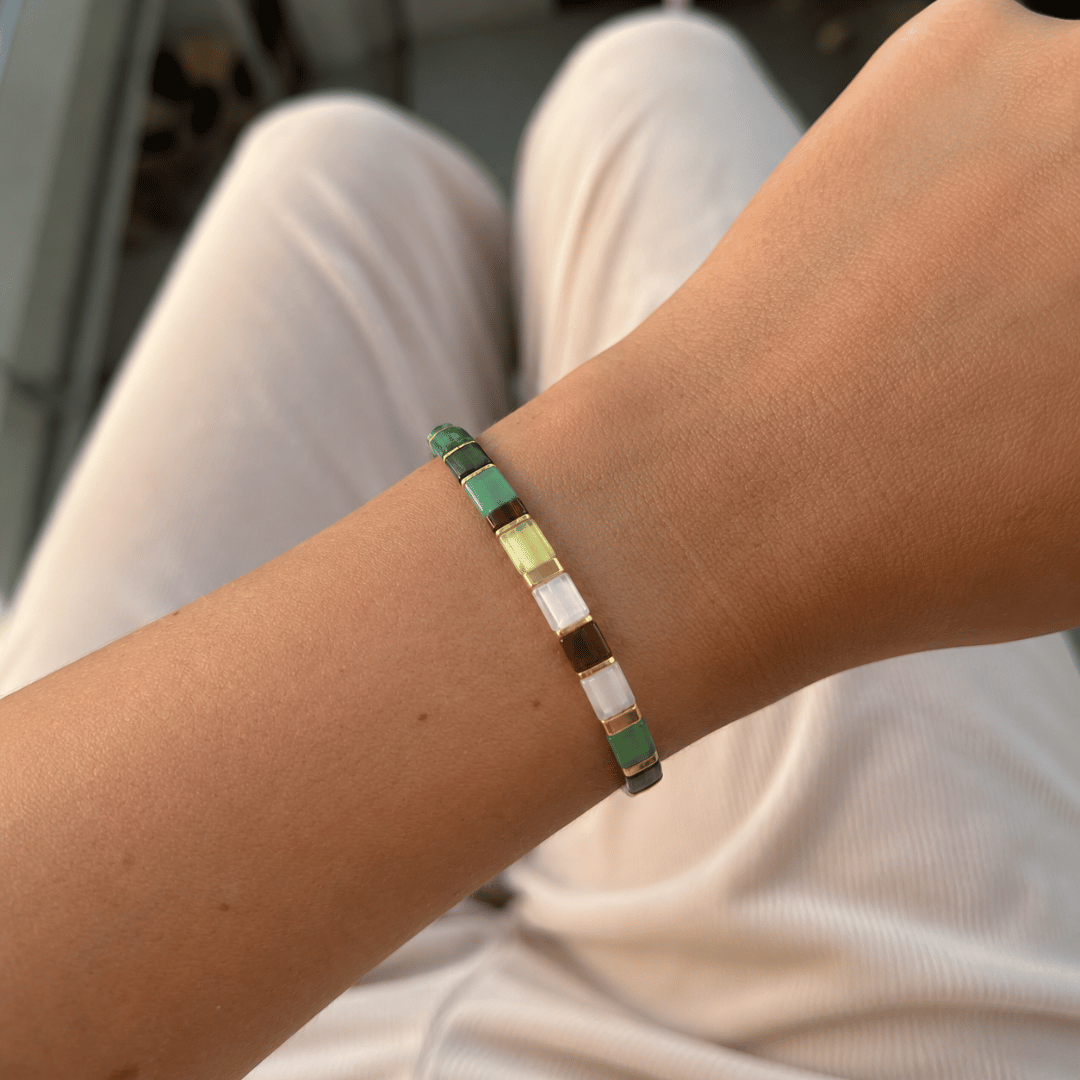 Bracciale Smeraldo Miyuki