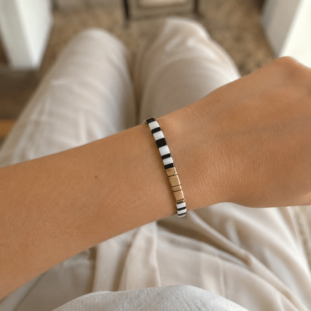 Bracciale Zebra Miyuki